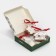 Folding box "New Year's botanist", 14 x 14 x 3.5 cm, New Year