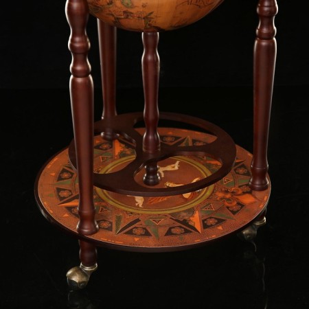 Globe bar decorative "Wanderer map" 87x47x47 cm-7