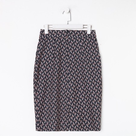 Skirt Women's Pencil, brown color, size 44-6