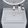 Sink uperwood Classic quartz 60 cm, quartz, white matte, jasmine