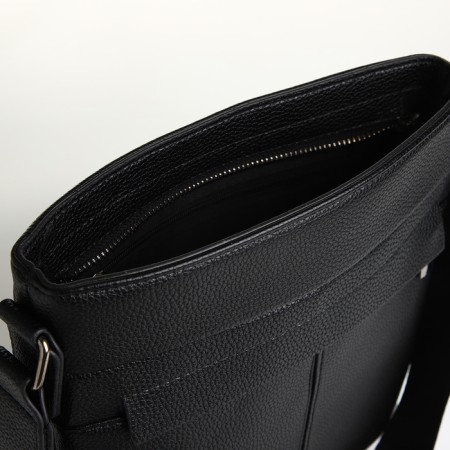 Male bag, black color-4