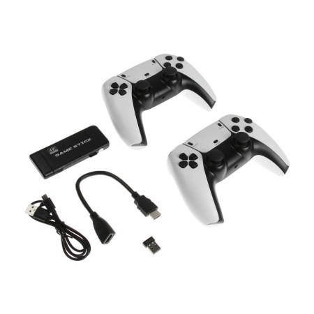 Game console M8PRO, 8/16/32 bits, 64 GB, HDMI, Microsd, 2 wireless joysticks, black 99404-1