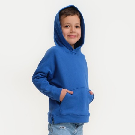 Hudy for the boy KAFTAN "Basic Line", size 38 (146-152), blue color-10