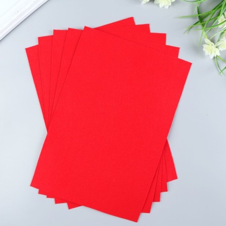 Soft felt 1 mm 20x30 cm red-1