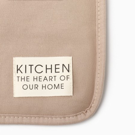 Kitchen kitchen kit, beige color, mittens of 18x29 cm, 19x19 cm tack-3