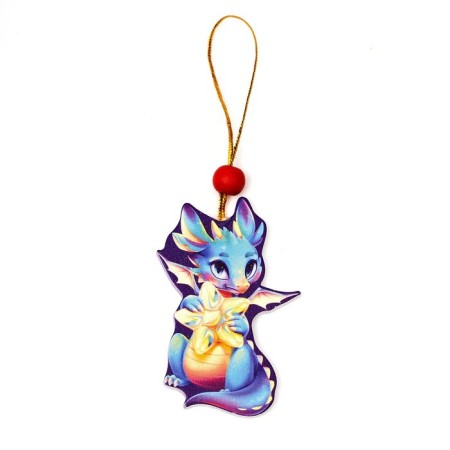 New Year's Wooden Suspension "New Year! Magic dragon "-1