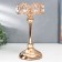 Summary Metal for 1 candle "Crystals - Tiara" gold 25x12x12 cm