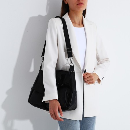 Bag Female Tout on Lightning Black Color-7