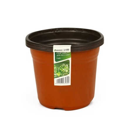 Pot for seedlings, 3.5 l, d = 20.5 cm, h = 17 cm, greengo-6
