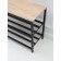 Shoe with the seat "Energy Loft", 51x 75 x 30 cm, oak Santana