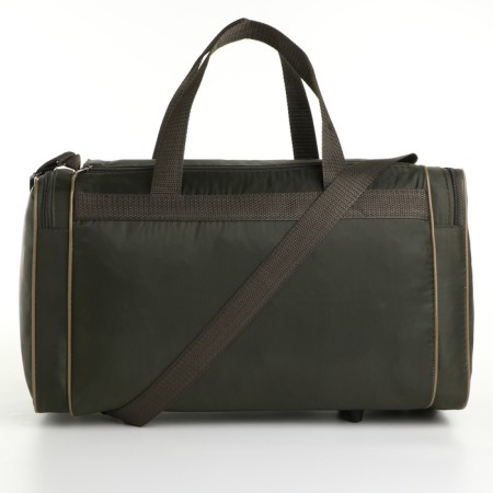 Sports bag with lightning, 3 outer pockets, green color-1