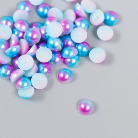 Decor "Purple-blue-blue" d = 6 mm 10 g 200 pcs 5x2.5 cm-2