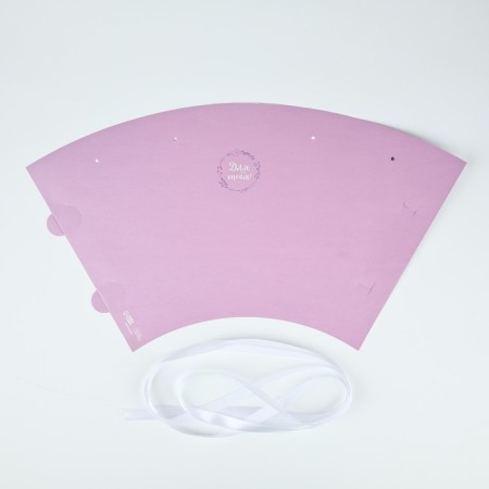 Packet for flowers conical round folding on the ribbons "for you", 15 x 23.3 x 7.5 cm-3