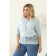 Cardigan female, size 54, blue color