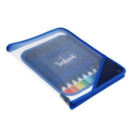 Labor folder A4, 325 x 230 x 25 mm, lightning around, folding bar, plastic, PTR-1, calligrata "pencils"-2