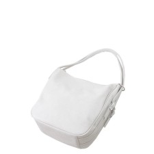 Bag bag claim. Kozh, lightning department, gray color 27x15.5x33cm