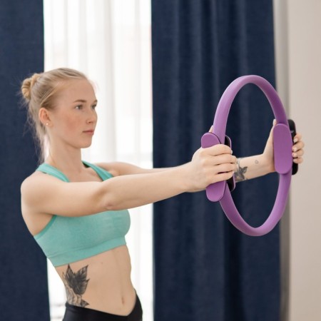 ONLYTOP Pilates Ring, D = 37 cm, purple color-6