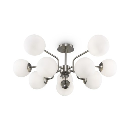 Suspension lamp Maytoni Mod221PL-10N, 10HE14, 40W, 90.7x90.7 cm, Nickel color-1