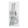 The rod is amplified, tundra, DIN 976 m10x120 2 pcs set, white zinc 2 pcs