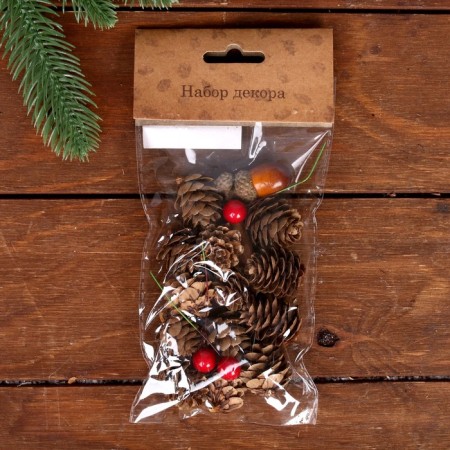 Set of New Year's decor "Spicy cones"