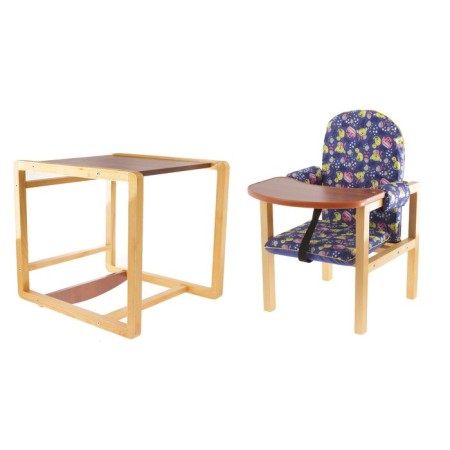 Stool for feeding "Baby", transformer, blue color-1