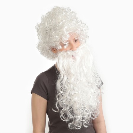 Carnival set "Santa Claus", curly beard, wig-1