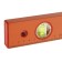 SPARTA level, 40 cm, aluminum, 3 eyes, orange, ruler