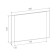 Liberty mirror, 900 x 16 x 650, anthracite