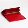 Women's wallet on magnet, red color