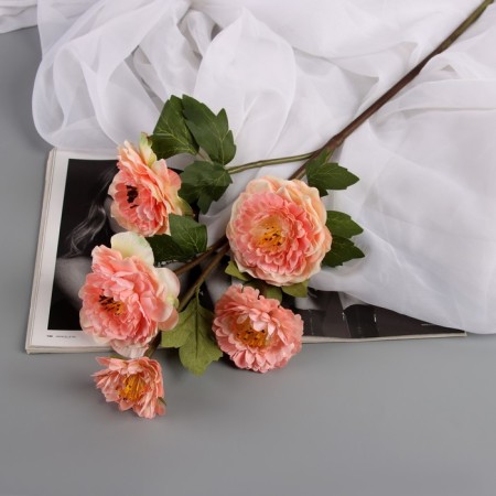 Artificial flowers "Eustoma Rosanna" 70 cm, pink