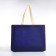 Household bag without fastening, blue color