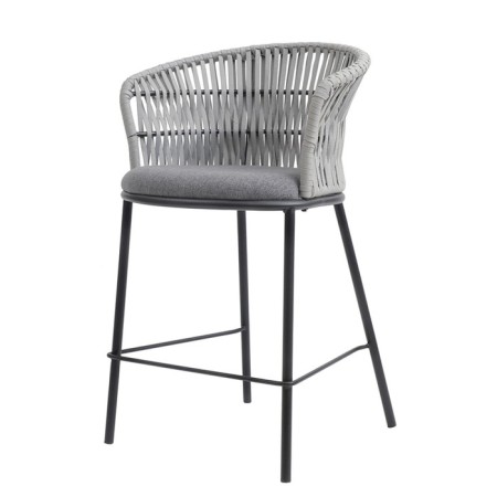 Semi-bank Haugen, 530 × 580 × 920 mm, dark gray / light gray color-2