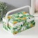 Casket for needlework "Summer flowers on green" 24x16x11 cm