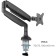 Black Black 13 "-32" Max.9kg Table Turn and Slop of VEROM 102950