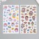 Plastic sticker "kids in space" mix 10x21.5 cm