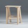 Stool-steel, 40 × 40 × 50cm, from needles