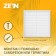 Ventilation grate Zein Lux l185, 185 x 185 mm, with a grid, inexhaustible