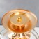 Summary Metal, glass for 1 candle "Elegant Cup" gold 42x17x17 cm