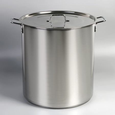 Boiler "General catering", 70 l, d = 45 cm, h = 48 cm, capsule bottom, welded, rugged handles, with a heat distribution layer