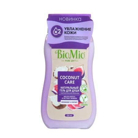 Shower gel BIOMIO BIO Shower Gel Figer and Cos, 250 ml