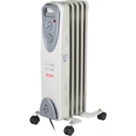 Resanta heater OM-5N, Oil, 1000 watts, 5 sections, 10 m², white