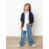 Cardigan Children's Knit, height 140 cm, blue color