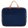 Folder with handles Textile A4, 350 x 265 x 45 mm, PMD 2-42 "Office", inner pocket, dark blue/orange