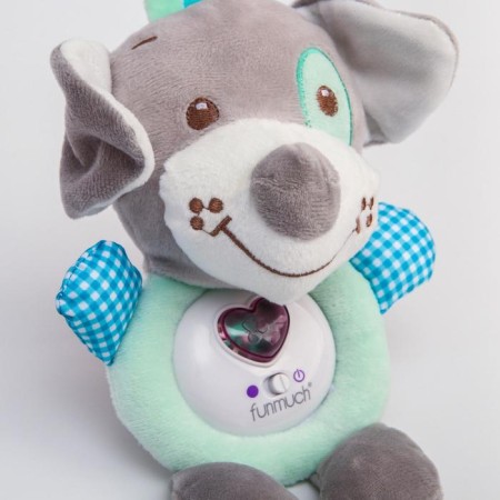Toy - lamp, developing, musical "dog", 21 cm.-6