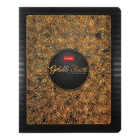 Notebook 48l CL Golden Luxury, Obla Cell cards, Mat Lam, 3D foil, BL 65g/m², mix-4