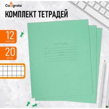 A set of notebooks of 20 pieces, 12 sheets in the cage of the PDA 