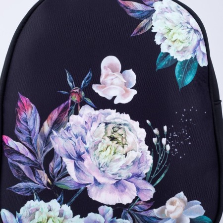 School Youth Backpack "Flowers", 27x10x23 cm-5