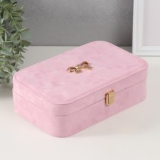 Textile box for jewelry 