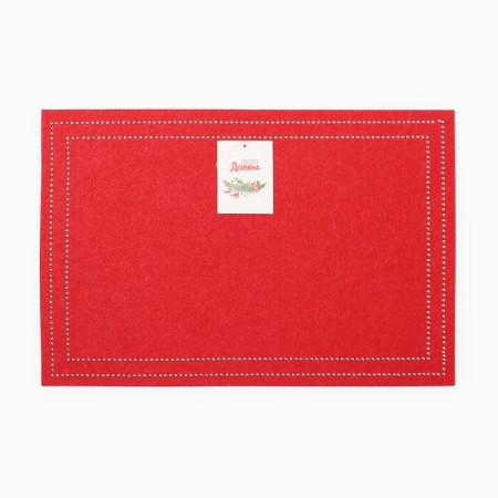 Serving shade "Style", cent, red, 30*45 cm, felt-4