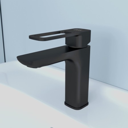 Mixer for the IDDIS Slide Slibl00i01 sink, single -legged, pour height 109 mm, black-2